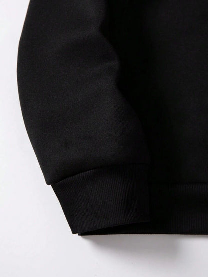 CotiQ Men Full Sleeve Solid Sweatshirt